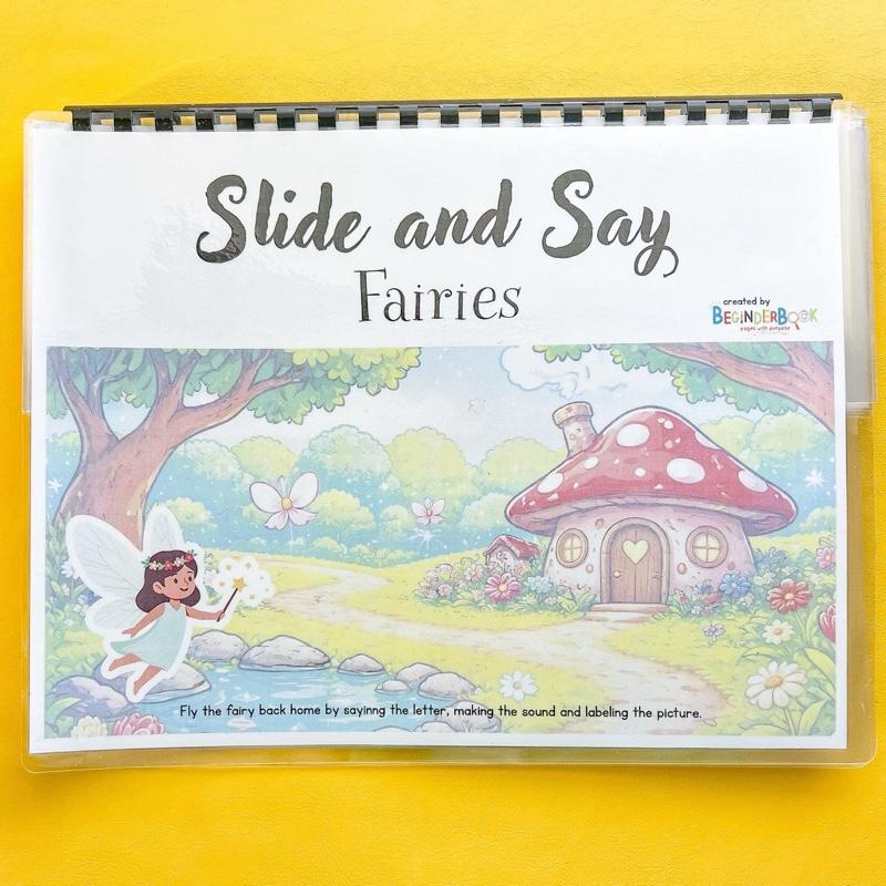 Slide & Say Fairies: Alphabet Letter Sound Practice Book