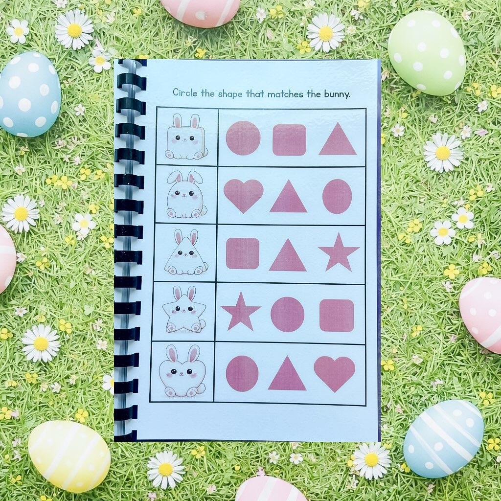 Preschool Easter Workbook