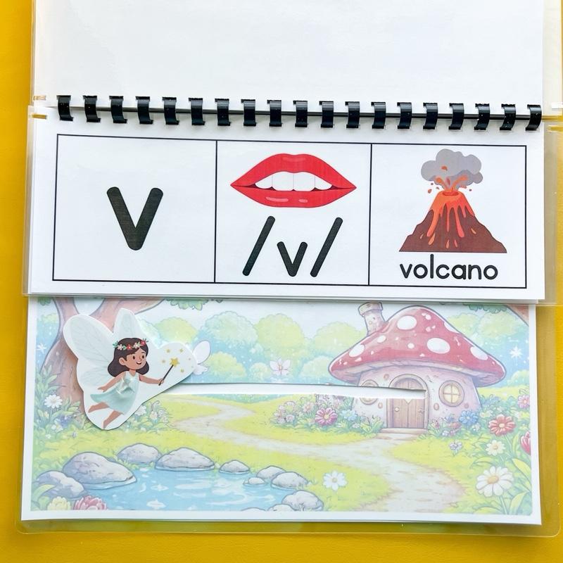 Slide & Say Fairies: Alphabet Letter Sound Practice Book