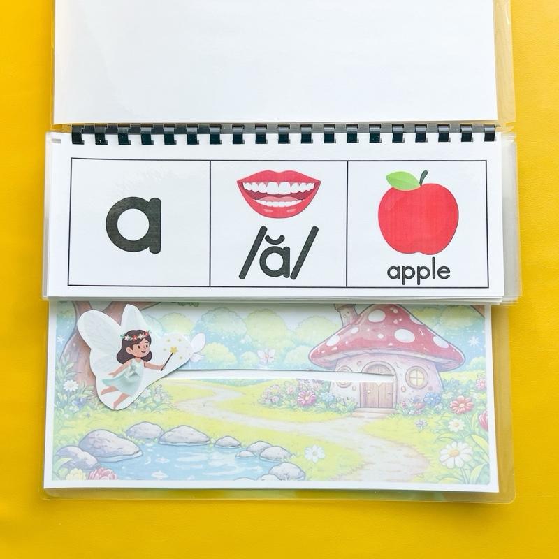 Slide & Say Fairies: Alphabet Letter Sound Practice Book