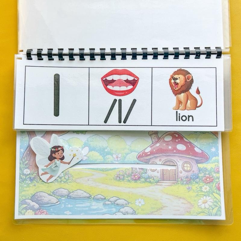 Slide & Say Fairies: Alphabet Letter Sound Practice Book