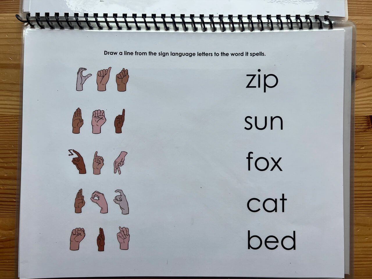 Bored 2 Busy Sign Language Workbook