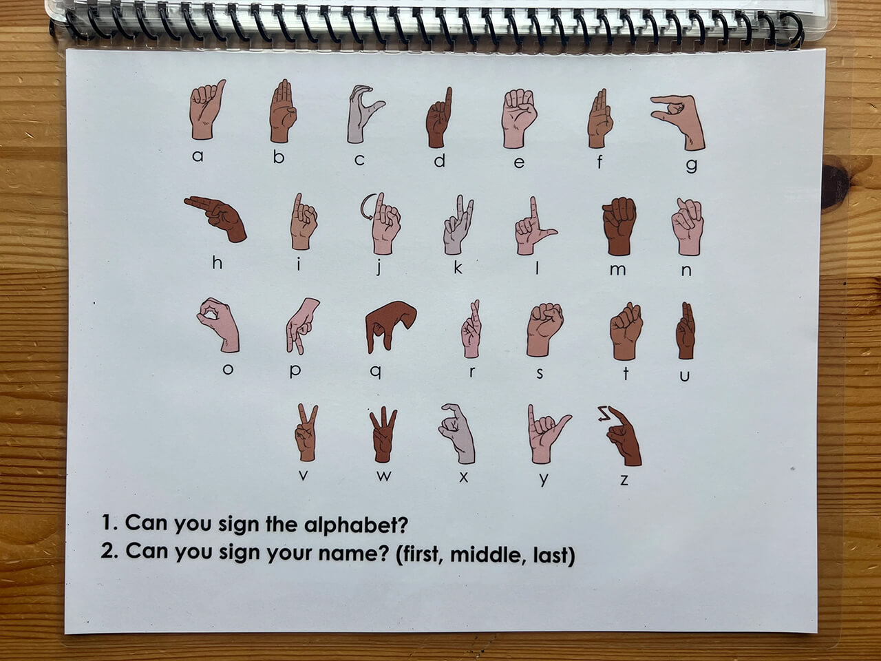 Bored 2 Busy Sign Language Workbook