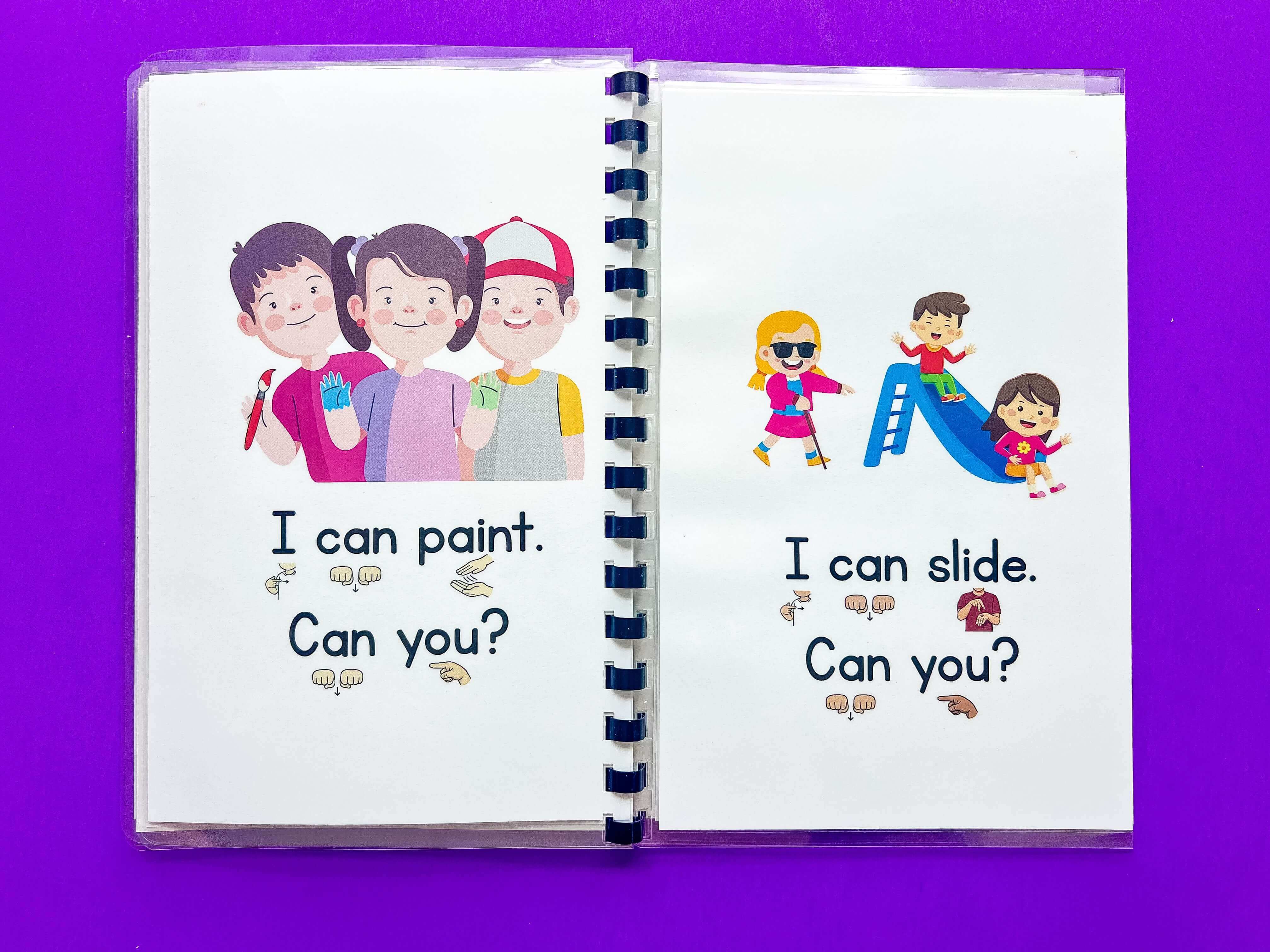 I can. Can you? Inclusive ASL book