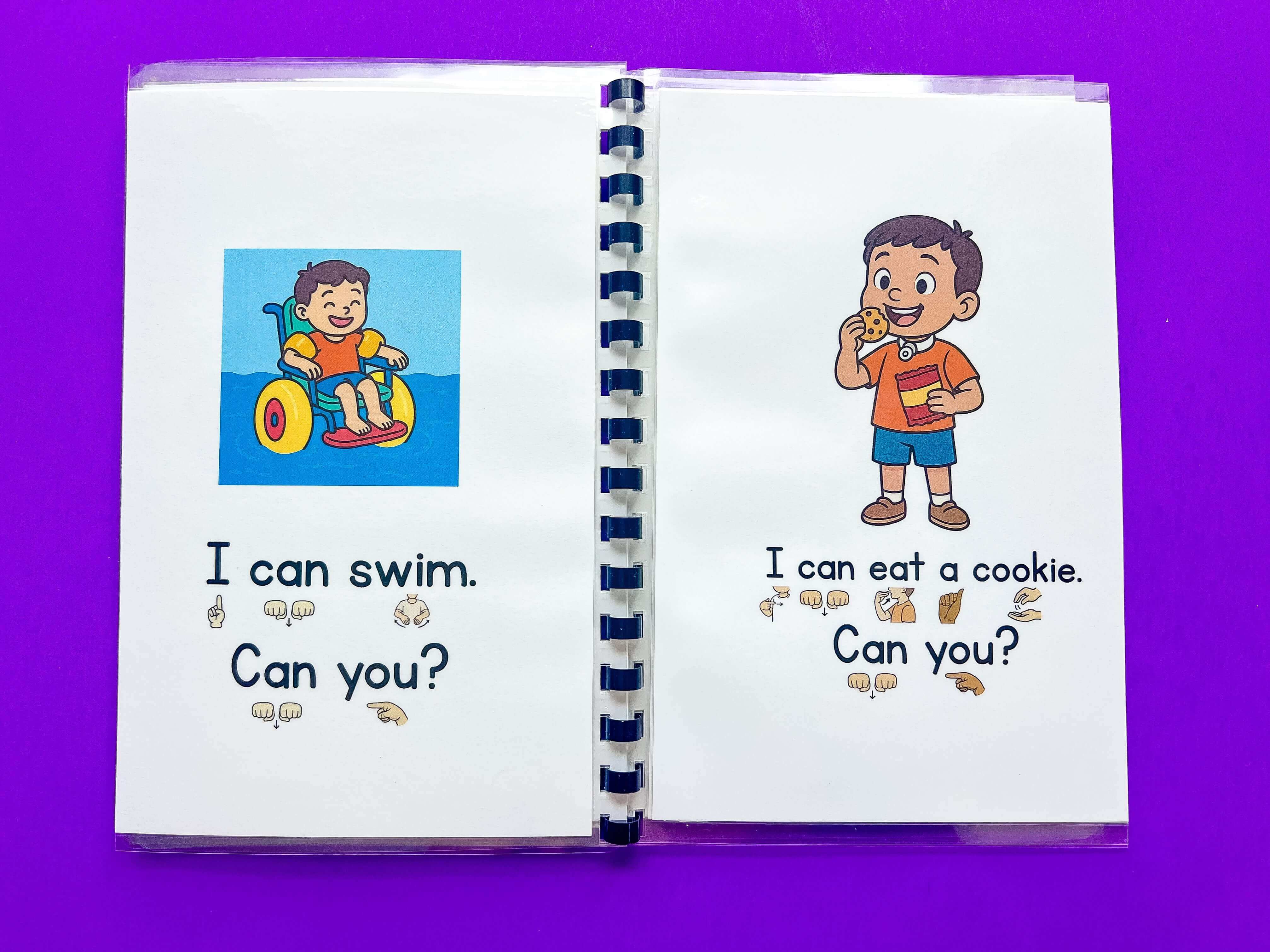 I can. Can you? Inclusive ASL book