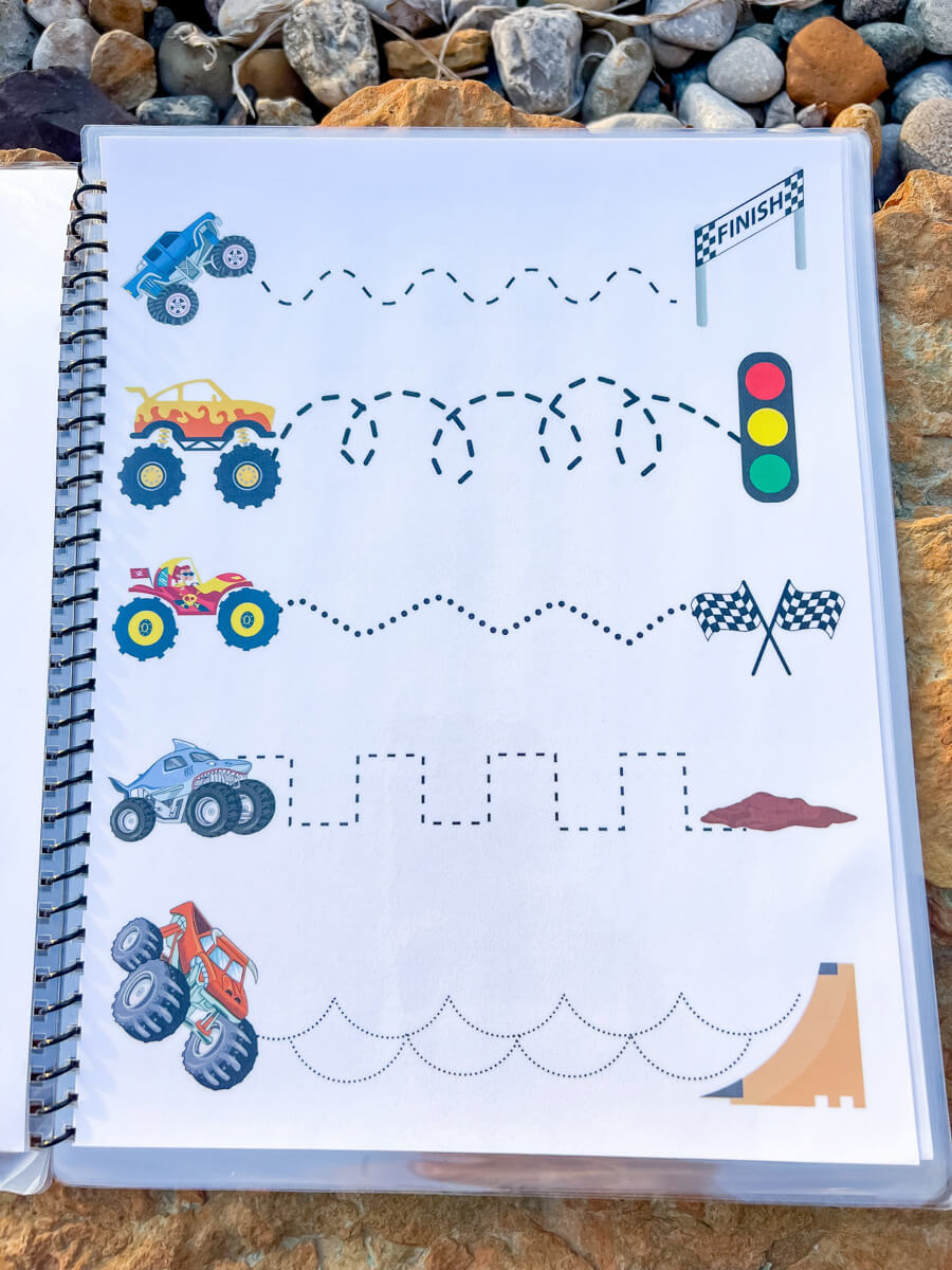 Rev Up and Learn! Monster Truck Workbook