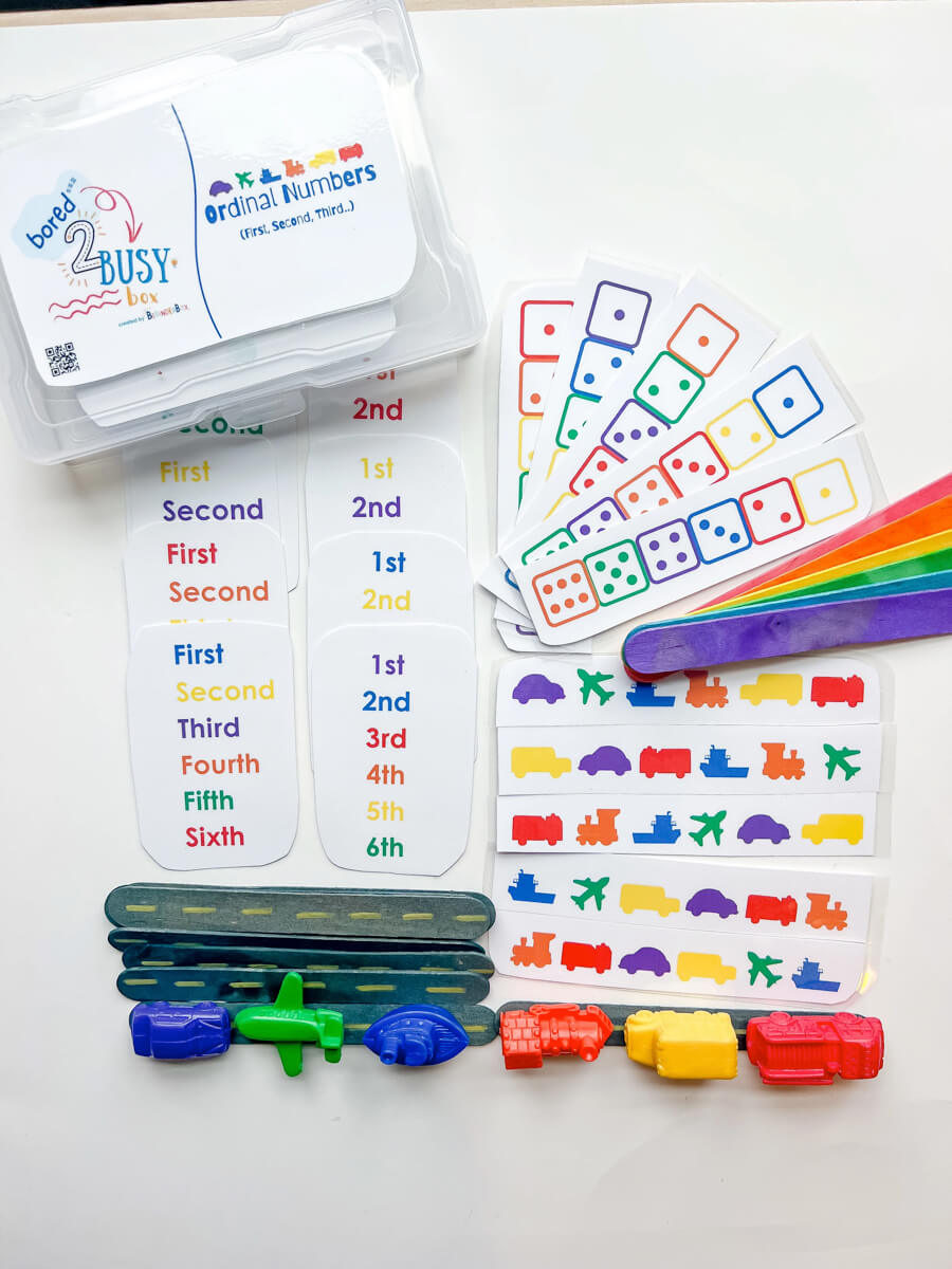 Bored 2 Busy Box Ordinal Numbers